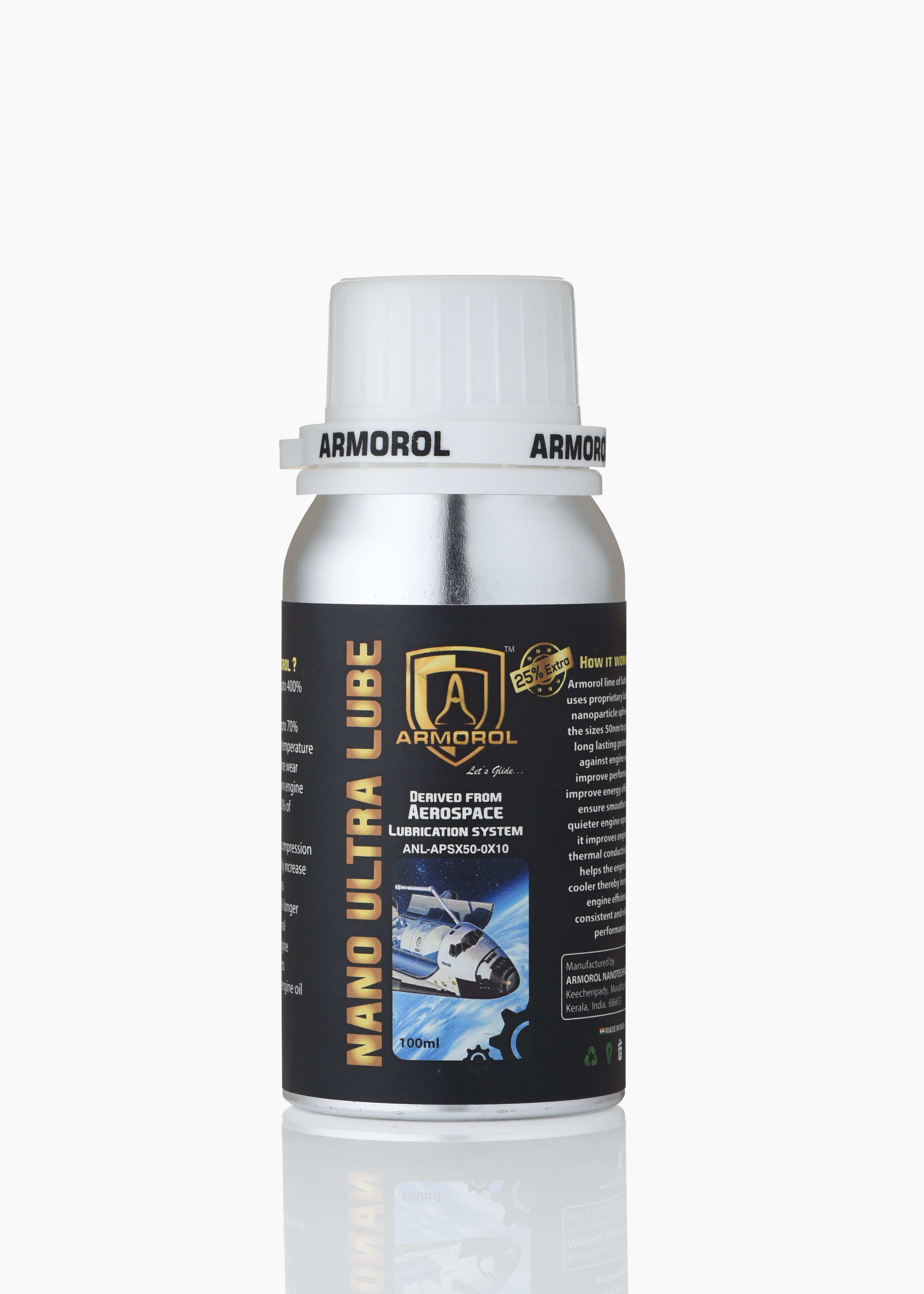 Nano Tera Lube 100ml - Advanced Lubricant for All Hybrid,Petrol,Diesel,LPG&CNG Cars up to 1800cc