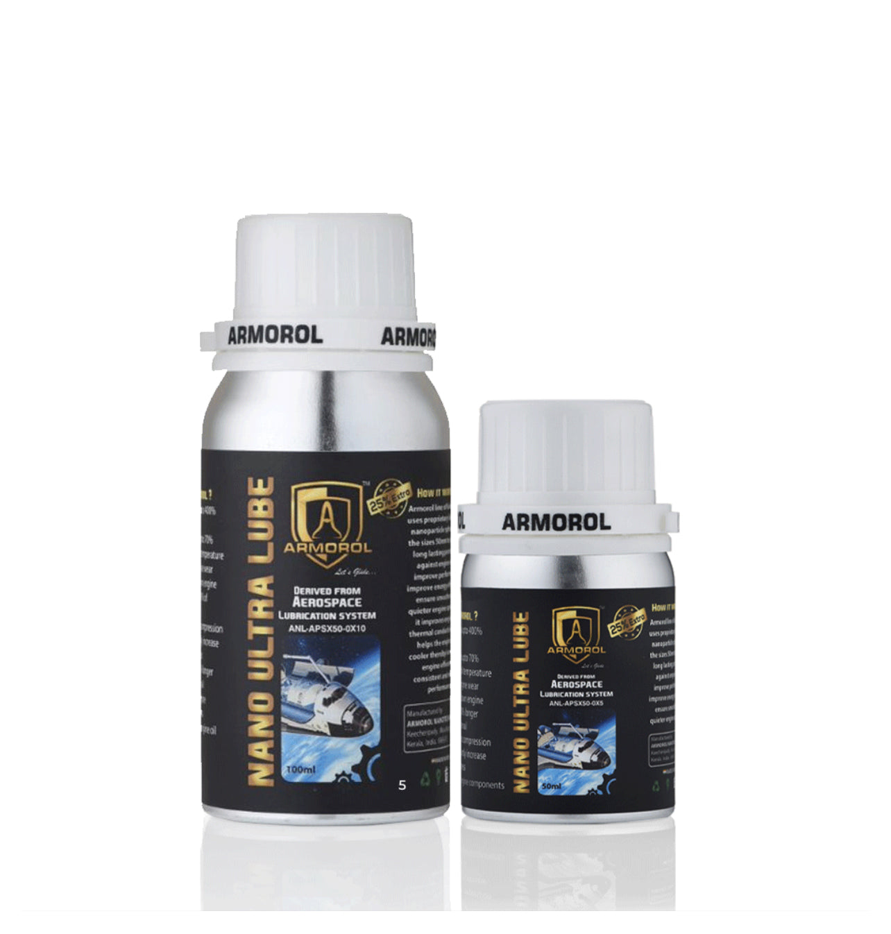 Nano Tera Lube Combo Pack (100ml + 50ml) for All Hybrid,Petrol,Diesel,LPG&CNG Cars 2000cc to 3000cc